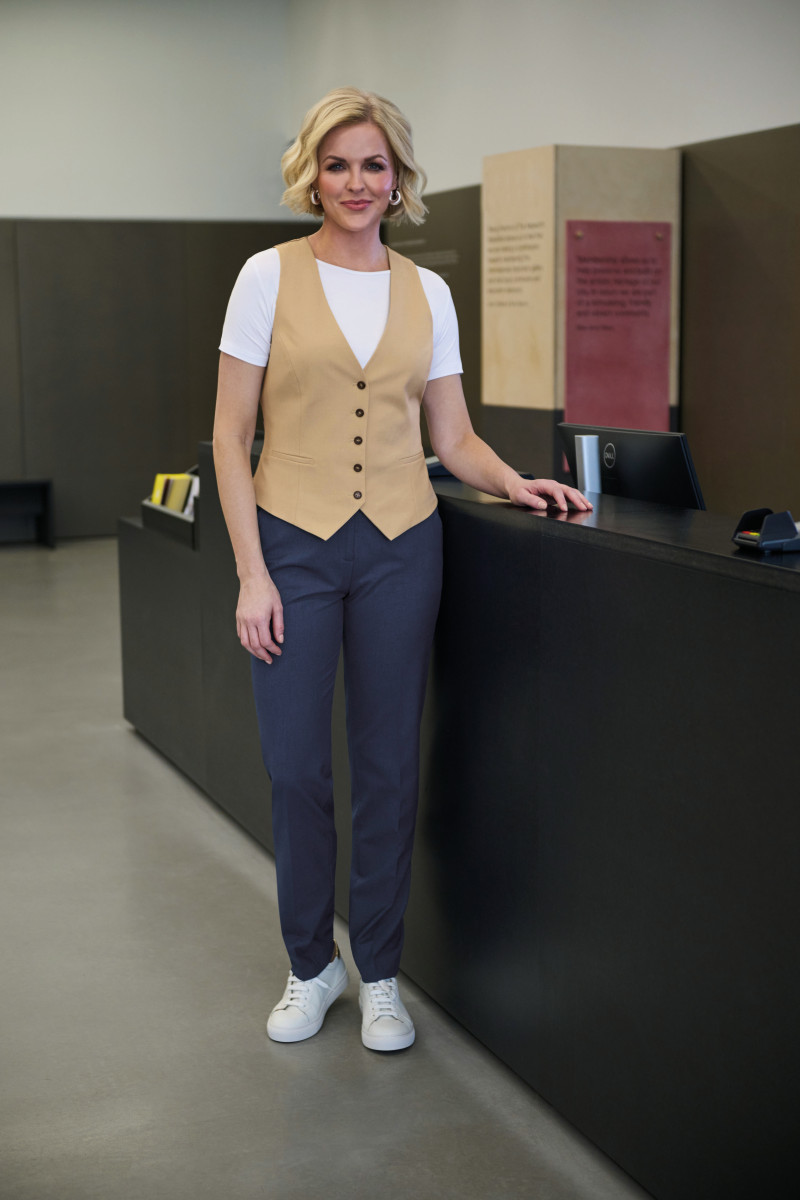 Gilet da tailleur, Beatrice, colore: denim | Beauty Street