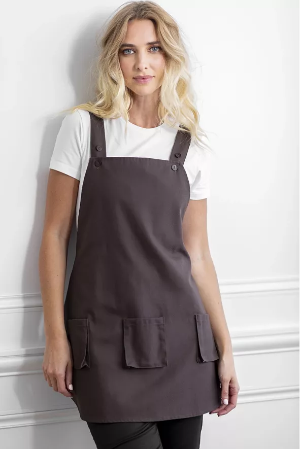 Esthetician apron chocolate - Beauty apron