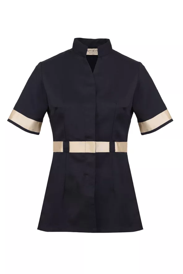 Black-gold esthetician's tunic - Savane tunic