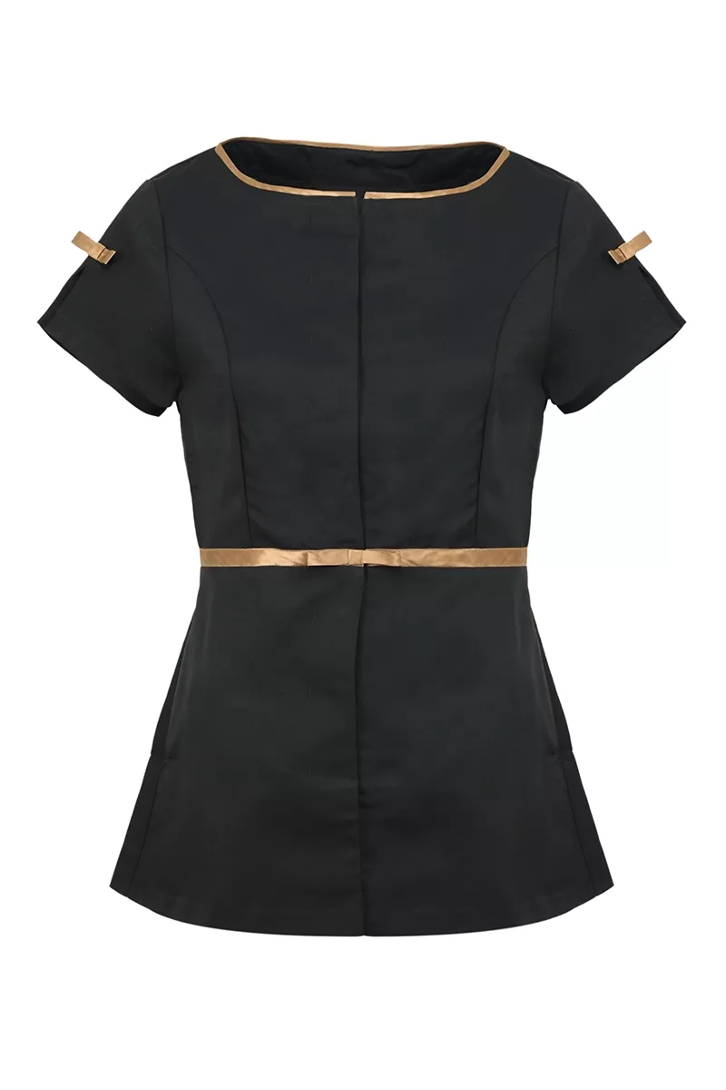 Women's profesional black gold tunic - Chester tunic