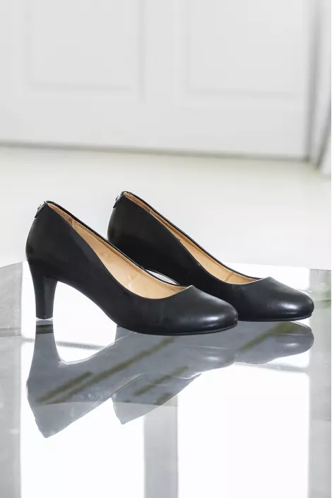 Escarpins uniforme hôtellerie noir talon 7cm - Escarpins Juliette