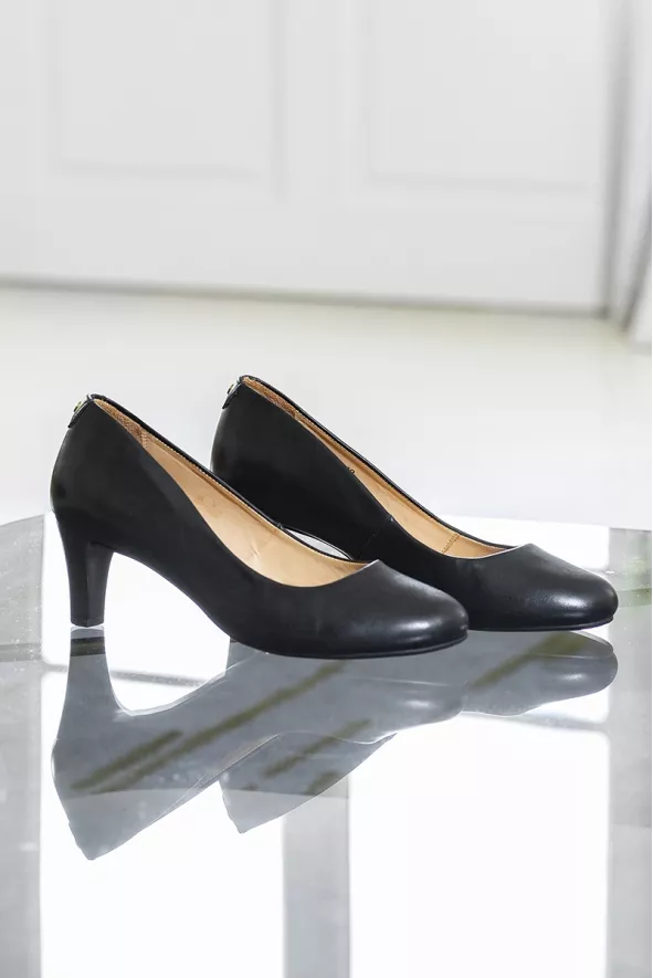 Escarpins uniforme hôtellerie noir talon 7cm - Escarpins Juliette