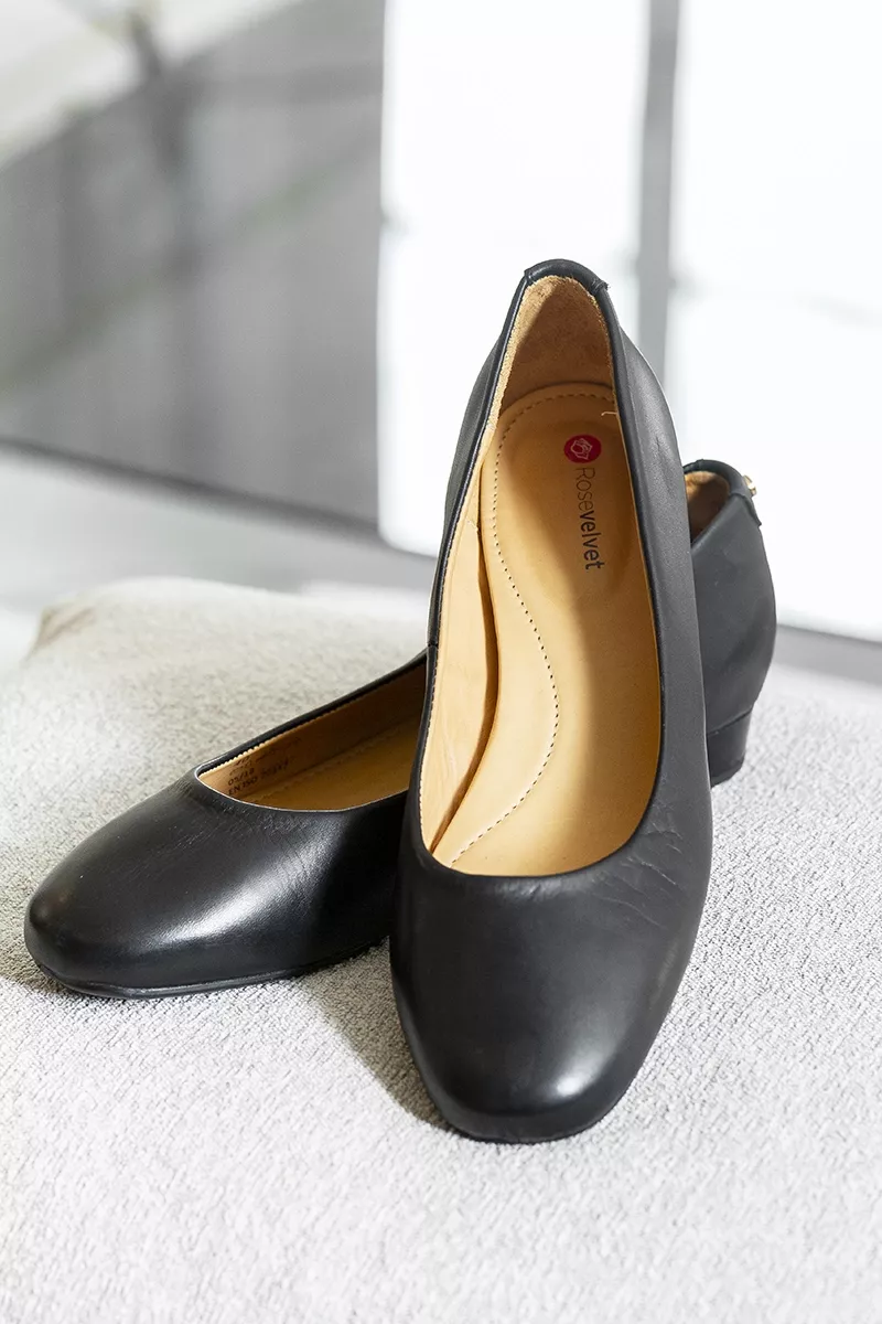 Ballerines esthéticiennes noires - Ballerines Bella
