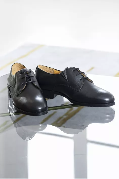 Chaussures professionnelles noires femme - Derby Perrine