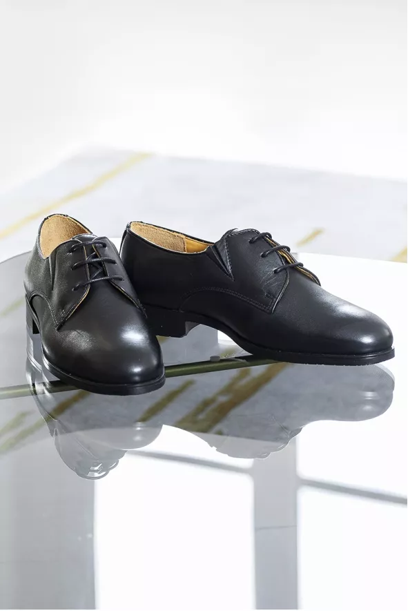 Women's black professional shoes - Perrine Derby