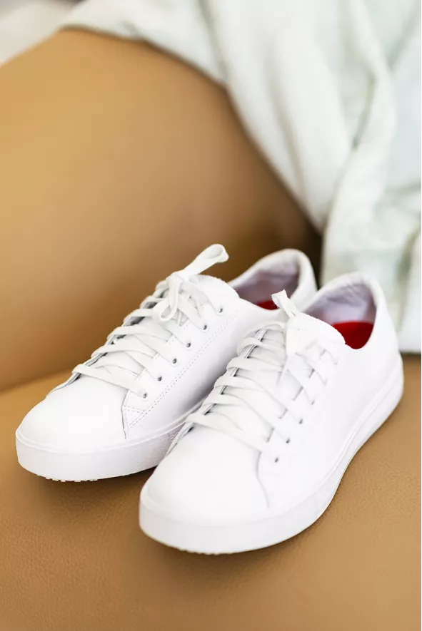Baskets professionnelles mixtes blanches - Baskets Cruise