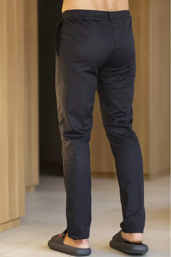 Pantaloni nero professionali da uomo - Pantaloni Indochine