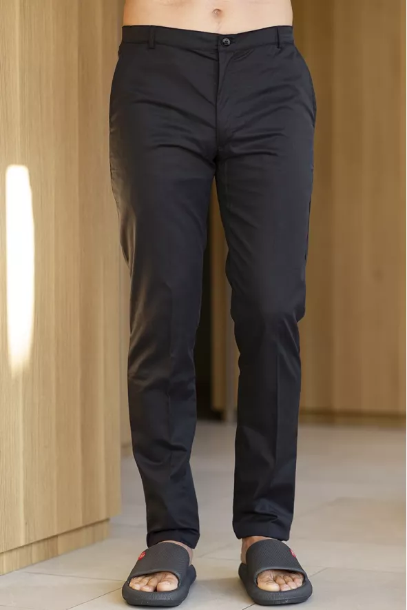 Men's professional black trousers - Indochine trousers
