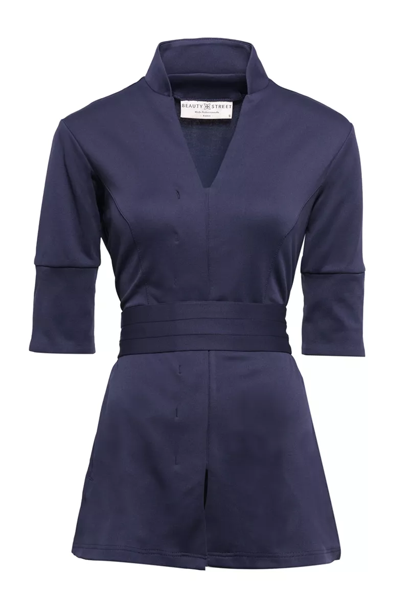 Blouse esthéticienne marine - Blouse Atalante