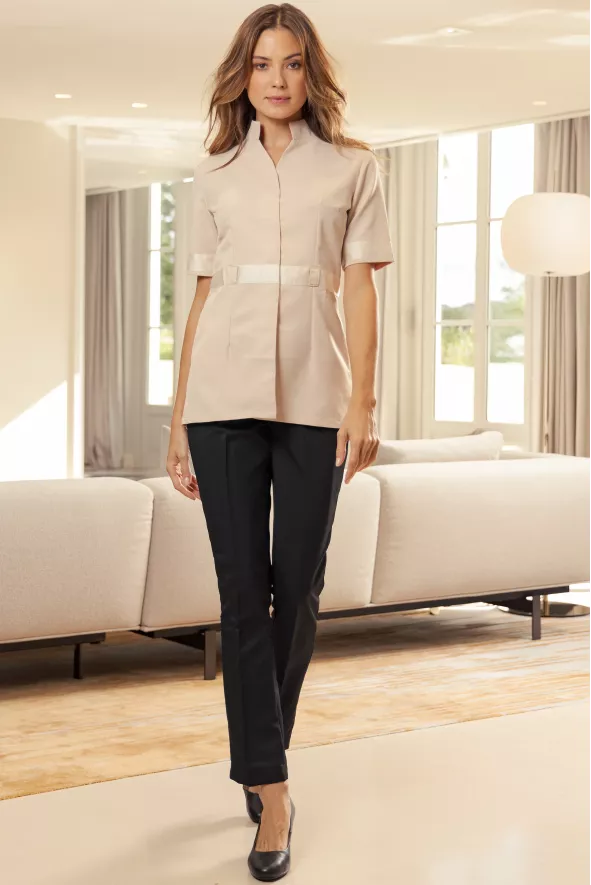 Tunic sahel beige for esthetician - Tunic Savane