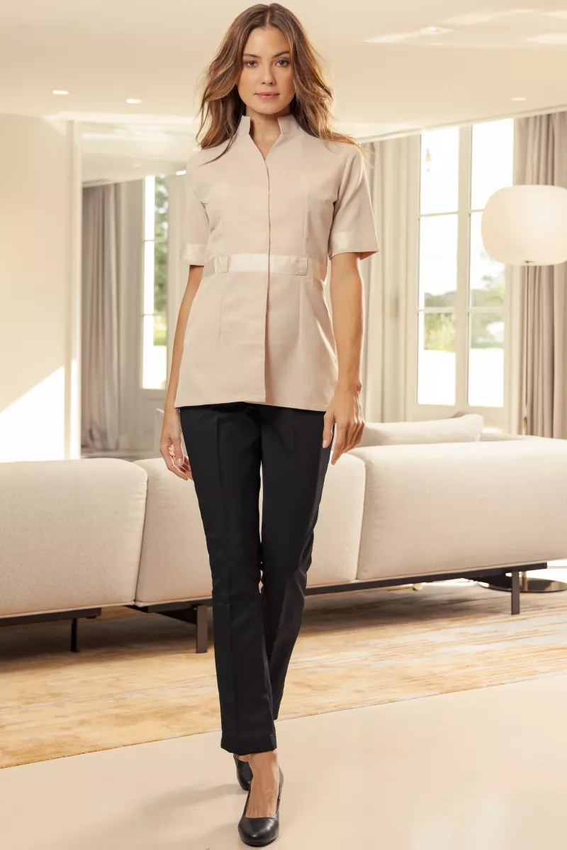 Tunic sahel beige for esthetician - Tunic Savane