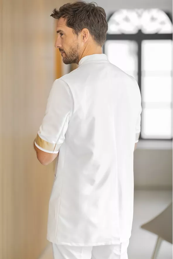 Blusa da uomo, Savane, colore: bianco-oro | Beauty Street