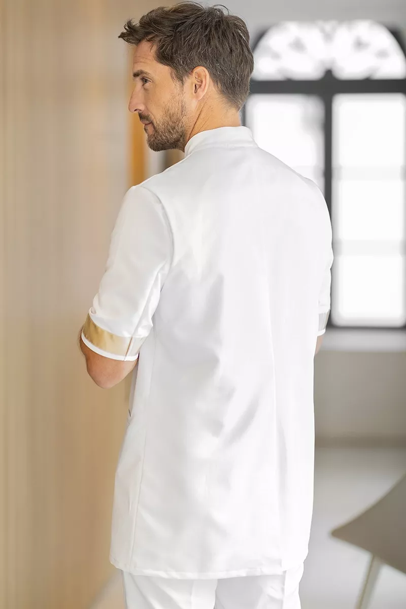 Savane Men Tunic white-gold | Beauty Street
