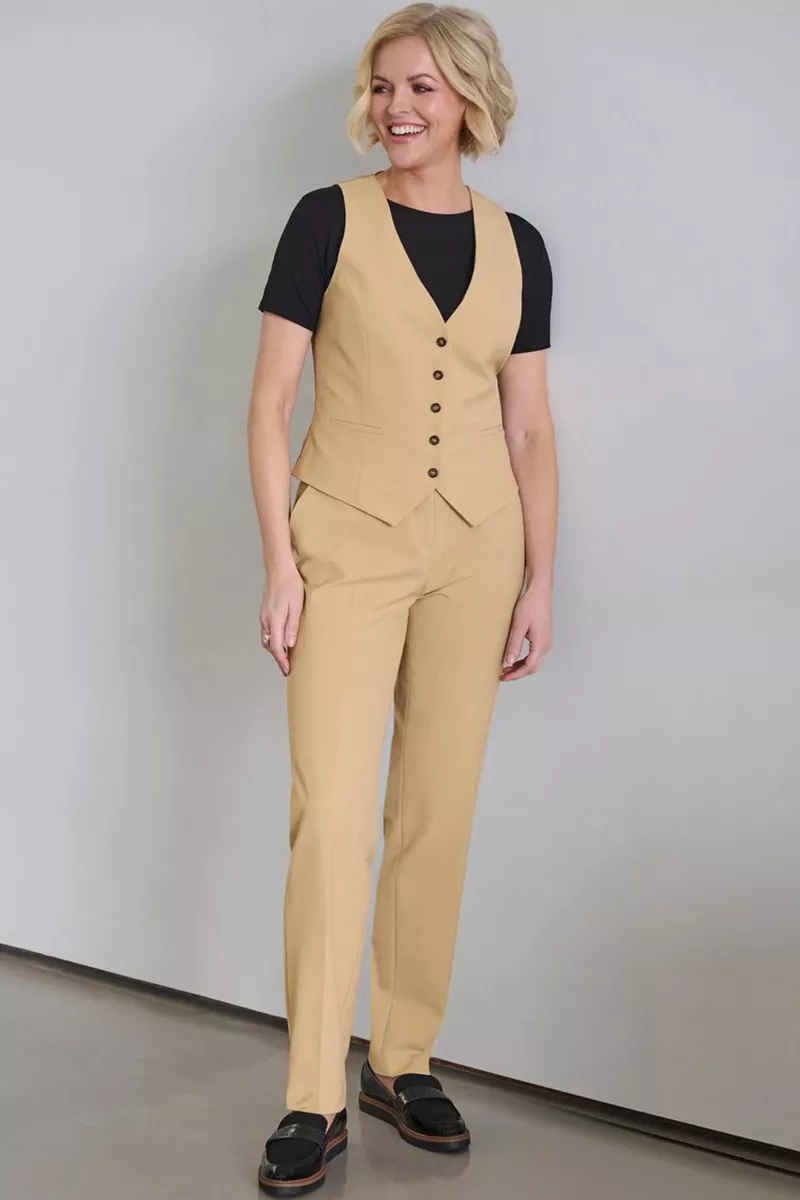 Gilet da tailleur, Beatrice, colore: beige | Beauty Street