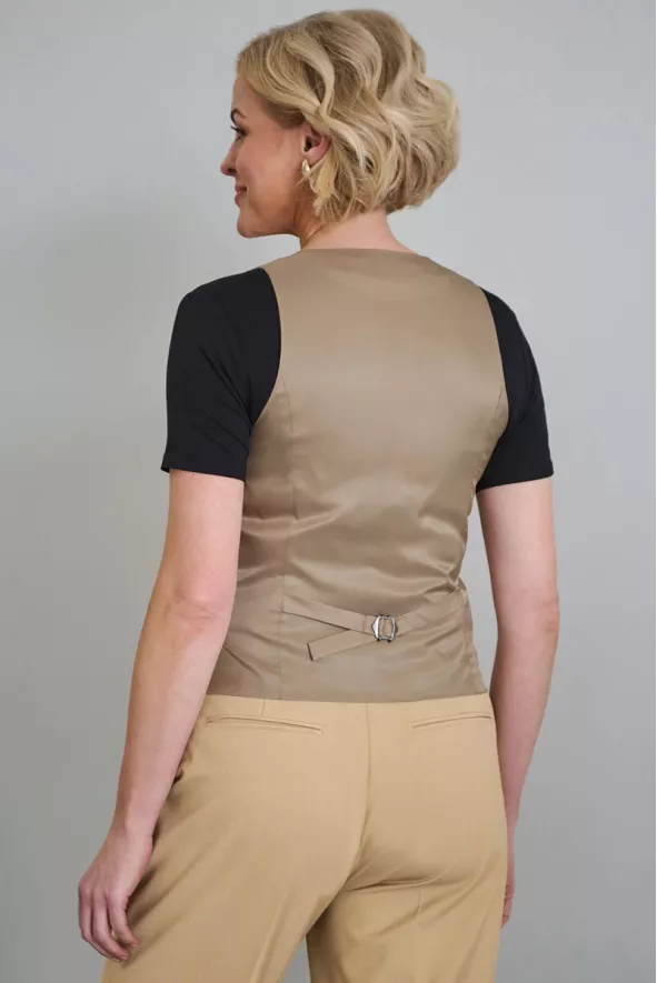 Gilet da tailleur, Beatrice, colore: beige | Beauty Street