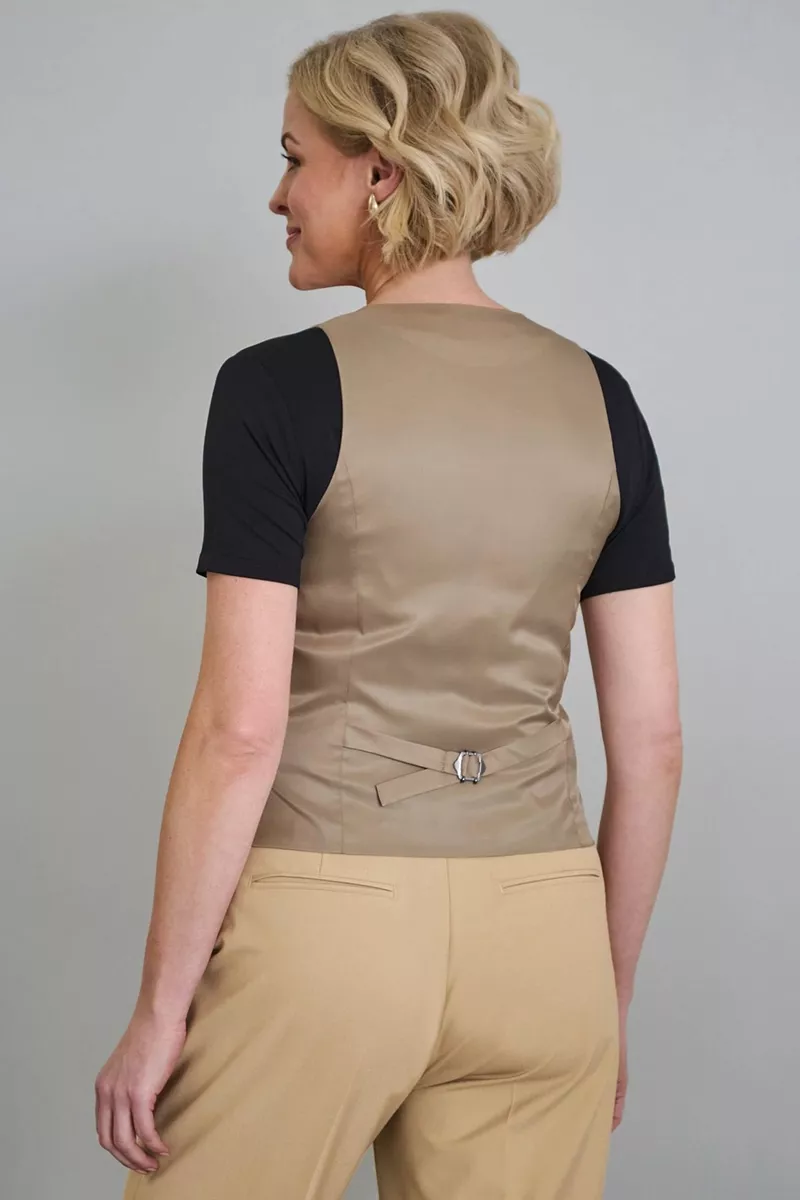 Gilet da tailleur, Beatrice, colore: beige | Beauty Street