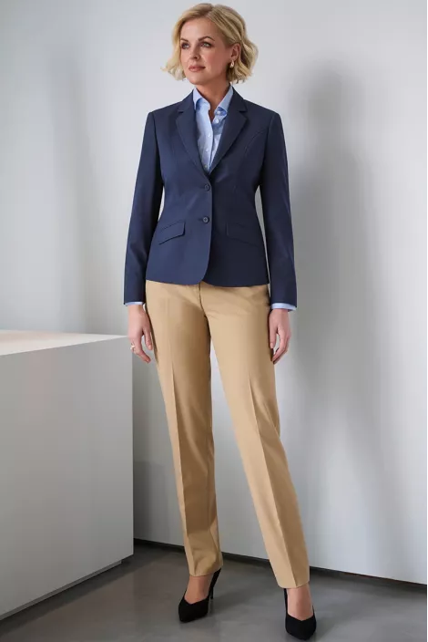 Pantalon femme beige professionnel hôtellerie - Pantalon Eleanor
