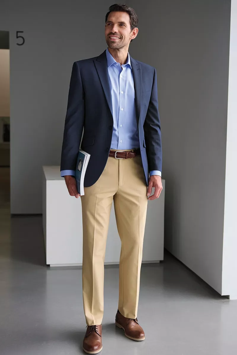 Oliver Men Trousers beige | Beauty Street