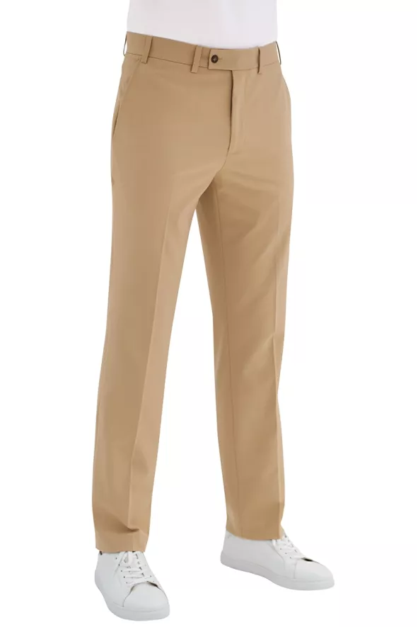 Pantalon homme beige professionnel hôtellerie - Pantalon Oliver